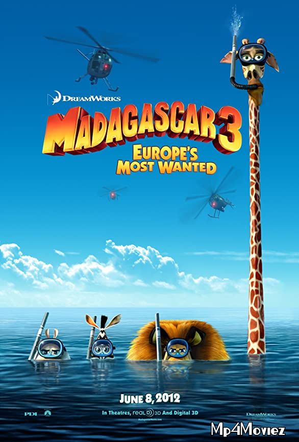 Madagascar 3: Europes Most Wanted (2012) Hindi Dubbed BRRip download full movie
