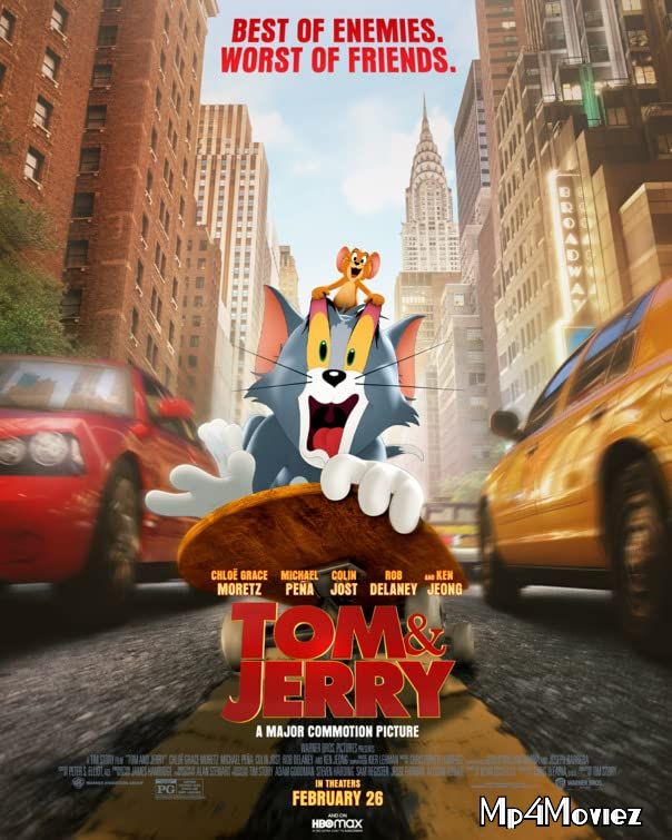 Tom and Jerry (2021) Hindi ORG Dubbed BRRip download full movie